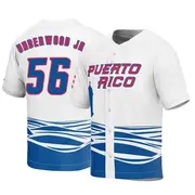 Men's Duane Underwood Jr. Puerto Rico Baseball Replica White 2023 World Baseball Classic Jersey