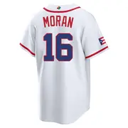Men's Jovani Moran Puerto Rico Baseball Replica White 2026 World Classic Home Stadium Jersey