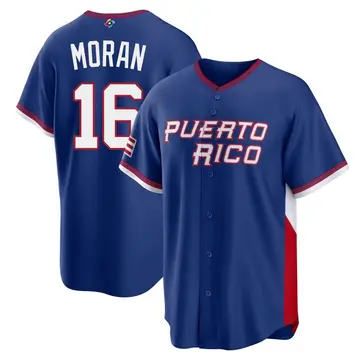 Men's Jovani Moran Puerto Rico Baseball Royal 2026 World Classic Road Stadium Jersey