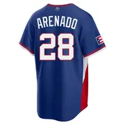 Men's Nolan Arenado Puerto Rico Baseball Royal 2026 World Classic Road Stadium Jersey