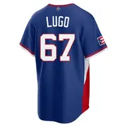 Men's Seth Lugo Puerto Rico Baseball Royal 2026 World Classic Road Stadium Jersey