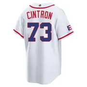 Youth Alexander Cintron Puerto Rico Baseball Replica White 2026 World Classic Home Stadium Jersey