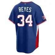 Youth Angel Reyes Puerto Rico Baseball Royal 2026 World Classic Road Stadium Jersey