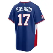 Youth Eddie Rosario Puerto Rico Baseball Royal 2026 World Classic Road Stadium Jersey