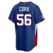 Youth Joey Cora Puerto Rico Baseball Royal 2026 World Classic Road Stadium Jersey